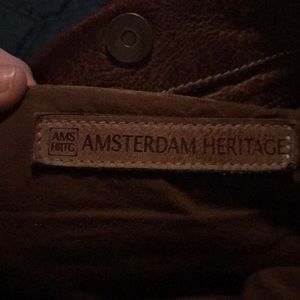 Amsterdam Heritage Brown Leather Purse